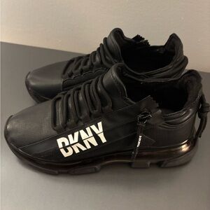 DKNY Black Womans Sneakers size 6